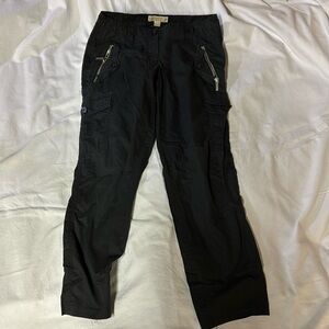 Michael Kors Women’s Lightweight Black Cargo pants Size 0
